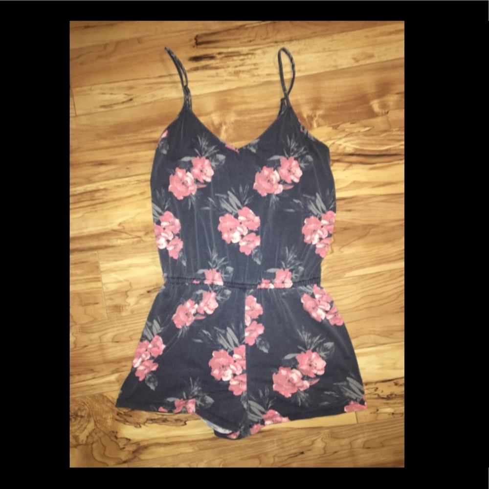 Floral print romper